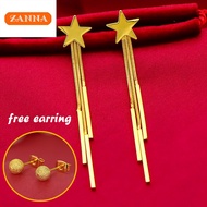 916 original gold venus tassel stud earrings for women gift
