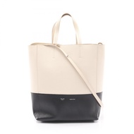 【二手】Celine CELINE Tote Bag Vertical Small Cabas 2WAY 176163 白色/黑色皮革 女士 二手 B