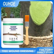 OUHOE Tree Wound Bonsai Cut Paste Smear Agent Plant Grafting Pruning Sealer With Brush Bonsai Cut Wound Tree Grafting Paste Plant Tree Wound Healing Sealant Plant Grafting Pruning Sealer With Brush Bonsai Cut Wound Paste  Tree Wound Pruning Sealer