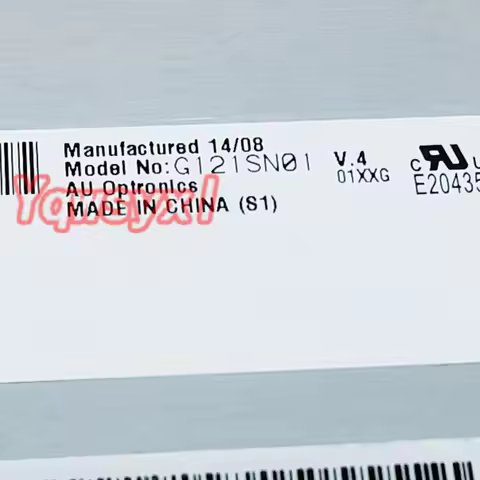 Original 12.1" inch LCD Screen Panel G121SN01 V4 V.4 800x600 TFT LCD Display panel Replacement