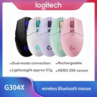 Logitech G304 X LIGHTSPEED Wireless Gaming Mouse - 12K DPI, 6,Hero,250,PC/Mac/ Tetikus Permainan Tan