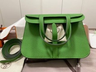 Hermes Halzan 25 A8 Vert Yucca brand new full set