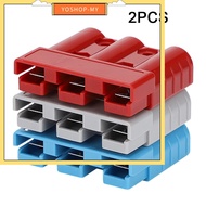 【YOSHOP⭐】2X For Anderson Style 3 Pin 50A Plug DC-DC Charger Solar Power Connector Plug