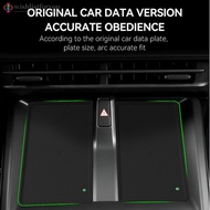 Wishlistforyou Silicone Car Wireless Charging Pad Anti-Slip Center Console Mat Interior Protector Fi