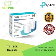TP-LINK DECO X50 (2 PACK) AX3000 Whole Home Mesh WiFi 6 System