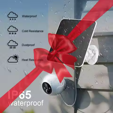 5V 6W Solar Panel IP65 Waterproof Solar Panel Charger Micro USB & USB-C Port 9.2 Ft Charging Cable f