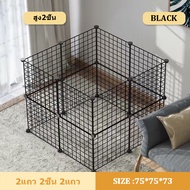 🔥พร้อมส่ง🔥 diy กรงสุนัข รั้วกั้นสุนัข คอกกั้นสัตว์ dog cage บ้านหนูแกสบี้ กรง  กรงกระต่าย กรงหมา DIY