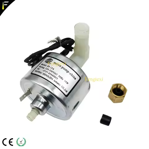 Model 40DCB SP-12A 220-240VAC 50Hz 18w Micro Oil Pump fit 400W 800W 900W 1000W Dj Fog Smoke Machine