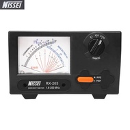 Hot Sale Original NISSEI RX-203 SWR/Watt Meter 1.8-200Mhz Short Wave UV Standing RX203 Digital Power