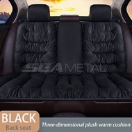 SEAMETAL ที่หุ้มเบาะรถยนต์ผ้ากำมะหยี่ เบาะหรูหรา ที่หุ้มเบาะรถยนต์แบบหนาและนุ่มสบาย ผ้าคลุมเบาะอเนกประสงค์แบบห้าที่นั่ง Thicken Plush Car Seat Cover Luxury Front Rear Seat Cushion