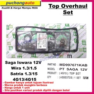 Top Set Gasket Overhaul Engine - Proton Saga Iswara Wira Satria 12V 1.3 1.5 Top Overhaul Set 4G13 4G