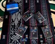 (COD/BAYAR DITEMPAT) SARUNG BHS CLASIC MOTIF BATIK POLOS BAHAN SUTRA HALUS LEMBUT