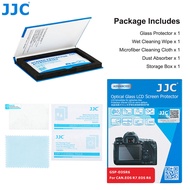 JJC EOS R7 R6 Anti-scratch Screen Protector 0.01"/0.3mm Ultra Thin Tempered Glass 2.5D LCD Screen Co