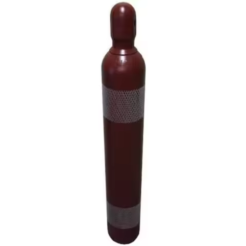 US Shipping Hot New 125 Cubic Feet Welding Gas Cylinder Tank for Argon Nitrogen Argon CO2 MIG TIG