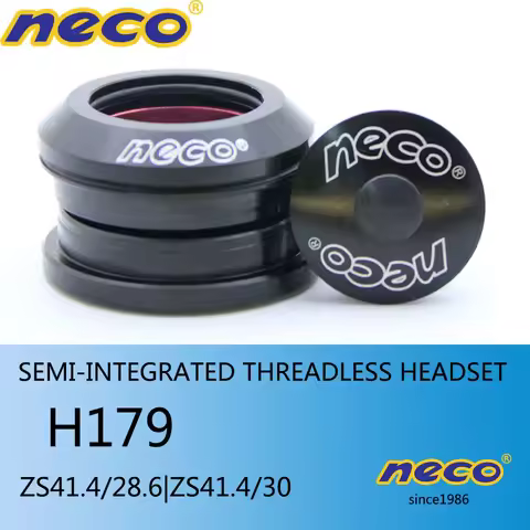 Neco Headsets Semi-integrated Threadless ZS41 41.4mm 41.5 41.8mm 28.6/30 for GIANT TCR Triban RC520 