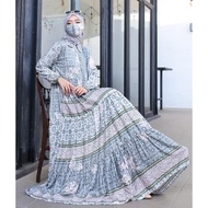 A2 Baju Gamis Wanita Terbaru 2021 Yodra Maxi Dress Muslim Wanita