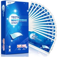 Teeth Whitening Strips 14 Treatments Kit - Teeth Whitener, Enamel Safe White Strips, Deep Stains Rem