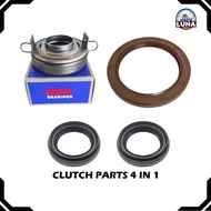 4 IN 1 NSK CLUTCH BEARING FLYWHEEL OIL SEAL DRIVE SHAFT OIL SEAL PROTON WAJA 1.6 L CAMPRO S4PH AUTO 