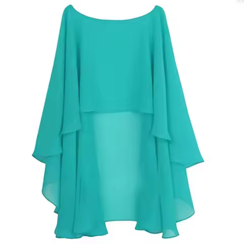 YESRFS Ladies' Soft Wedding Cloak, Dress Jacket, Chiffon Scarf, Bridal Long Shawl and Wrap Shawl, We