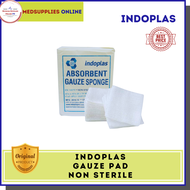 Indoplas Absorbent Gauze Pads / Sponge / Gauze Pad 4x4 (1 Pack - 100 pcs) Non-Sterile medical suppli