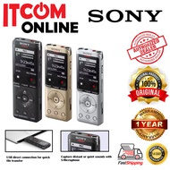 SONY 4GB DIGITAL VOICE RECORDER WITH TF SLOT (ICD-UX570F) BLACK/SILVER/GOLD