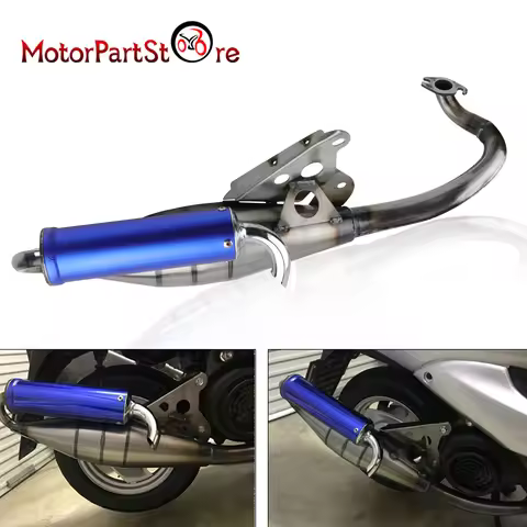 Performance 2 Stroke Exhaust Muffler Pipe for Yamaha Breeze Jog 50 3KJ 3RY 4JP 4LV 50cc Engine Motor
