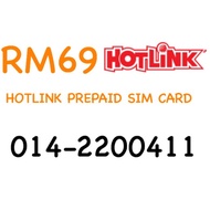 Hotlink Prepaid Sim Card 014-2200411