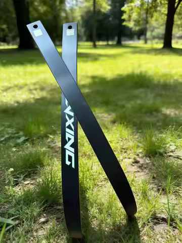 1 Pair Take Down Recurve Bow Limbs 16-40 lbs for JUNXING F168/158/155 Maple Wood Backed Fiberglass L