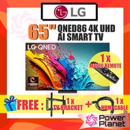 [FREE TV BRACKET & HDMI CABLE] LG QNED86 AI TV 65" 120Hz 4K UHD (2024) 65QNED86TSA / 65QNED80ASA QNE