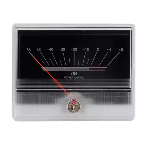 3V 20mA 1000uA 650Ω Audio Volume Meter With Backlight Pointer Digital Power Meter VU Level Meter