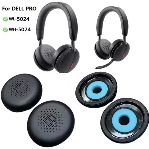 Original Ear Pads For Dell WL-5024 WH-5024 PRO Headphones replacement earmuff ear pillow ear covers 