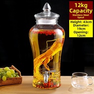 MEISITEKEKE | Glass Fermentation Jar Brewing Wine Yeast Tonic