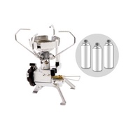 【Iwatani岩谷】Forewinds掌上型蜘蛛爐2.3kW-附收納盒&瓦斯罐3入