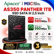 SSD Apacer Panther 1TB AS350 2.5" SATA III Storage PC Laptop - SSD SATA 128GB 256GB 512GB 1TB