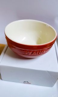 全新 Staub 紅色陶瓷碗12cm- 0.4 L