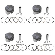 56Mm 2 22 ~ 57Mm Motorcycle Engine Piston And Rings For Yamaha Fzr400rr 3Tj SP Fz400 4Yr 3Tj-11631