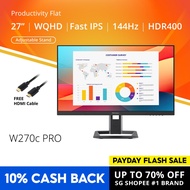 PRISM+ W270c PRO 27" 144Hz Gaming Flat Monitor [2560 x 1440]