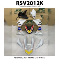 Rapido cover set (sticker Tanam) RS150 V1 &amp; V2 Rothmans (31) Colour : White