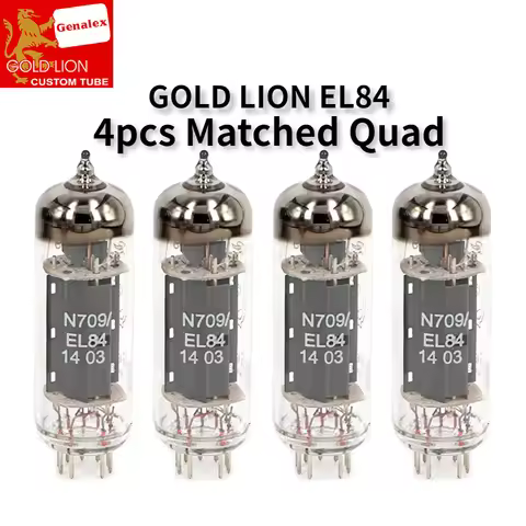 GOLD LION EL84 N709 Vacuum Tube Upgrade 6P14 6BQ5 6N14N HIFI Audio Valve Electronic Tube Amplifier K