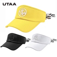 ★New★ Original single UTAA golf cap female 2022 fashion sports cap sun protection topless bow golf sun hat
