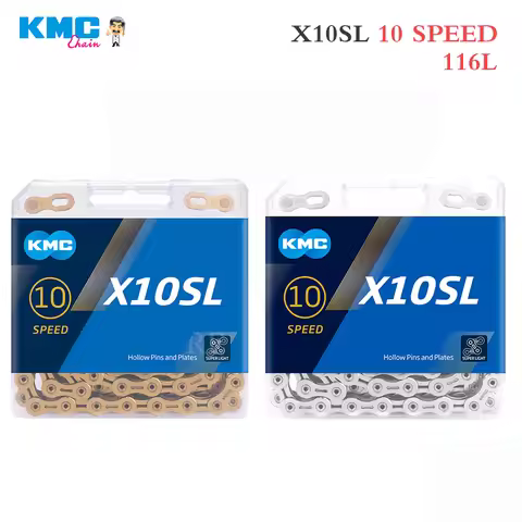 KMC X10SL 10 Speed Chain 116 Links Road/Mountain Bike Chain Bike Chain Original Boxed for Shimano/SR