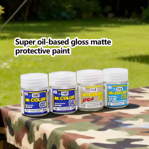 18ML GX100 GX112 GX113 GX114 Oil-Based Clear Coat Matte Protective Model Paint for BJD Dolls Plastic