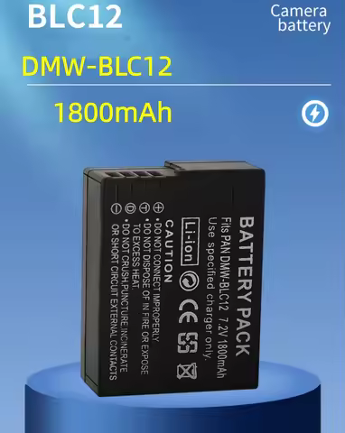 1800mAh DMW-BLC12E DMW BLC12 Camera Battery or Charger For Panasonic Lumix FZ1000 FZ200 FZ300 G5 G6 