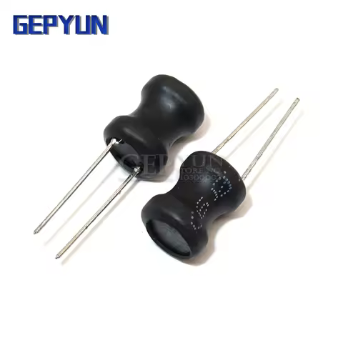 10pcs Unshielded Wirewound DIP power Inductor 0912 (9*12mm) 100uH 220uH 330uH 470uH 1mH 2.2mH 3.3mH 