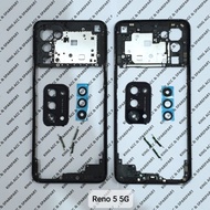 BEZZEL BEZEL BEZEL TULANG MESIN TULANG TENGAH OPPO RENO 5 5G