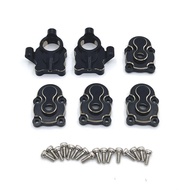For FMS FCX24 Xiaoqi Crusher Chevrolet K5 Brass Gear cover Front axle steering cup  Counterweight 1/