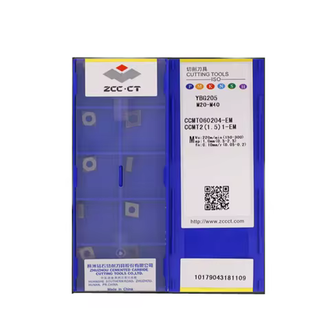ZCC.CT 10P CCMT060204,CCMT060208,CCMT09T304,CCMT09T308- EM YBG205 CNC Indexable turning tool Carbide