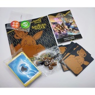 Pokemon tcg Shining Fates Elite trainer box ETB empty box dice eevee vmax sleeve player guide book