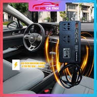 Inverter Adapter converts 12v to 220v cigarette lighter power for laptops, 12v/24v to 220v Power Con