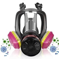 Gas Mask Full Mask Spray Paint Chemical Anti-dust Can Be Connected to Filter Tank 60923 Filter Box P